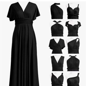 Eliza and Ethan black infinity dress.